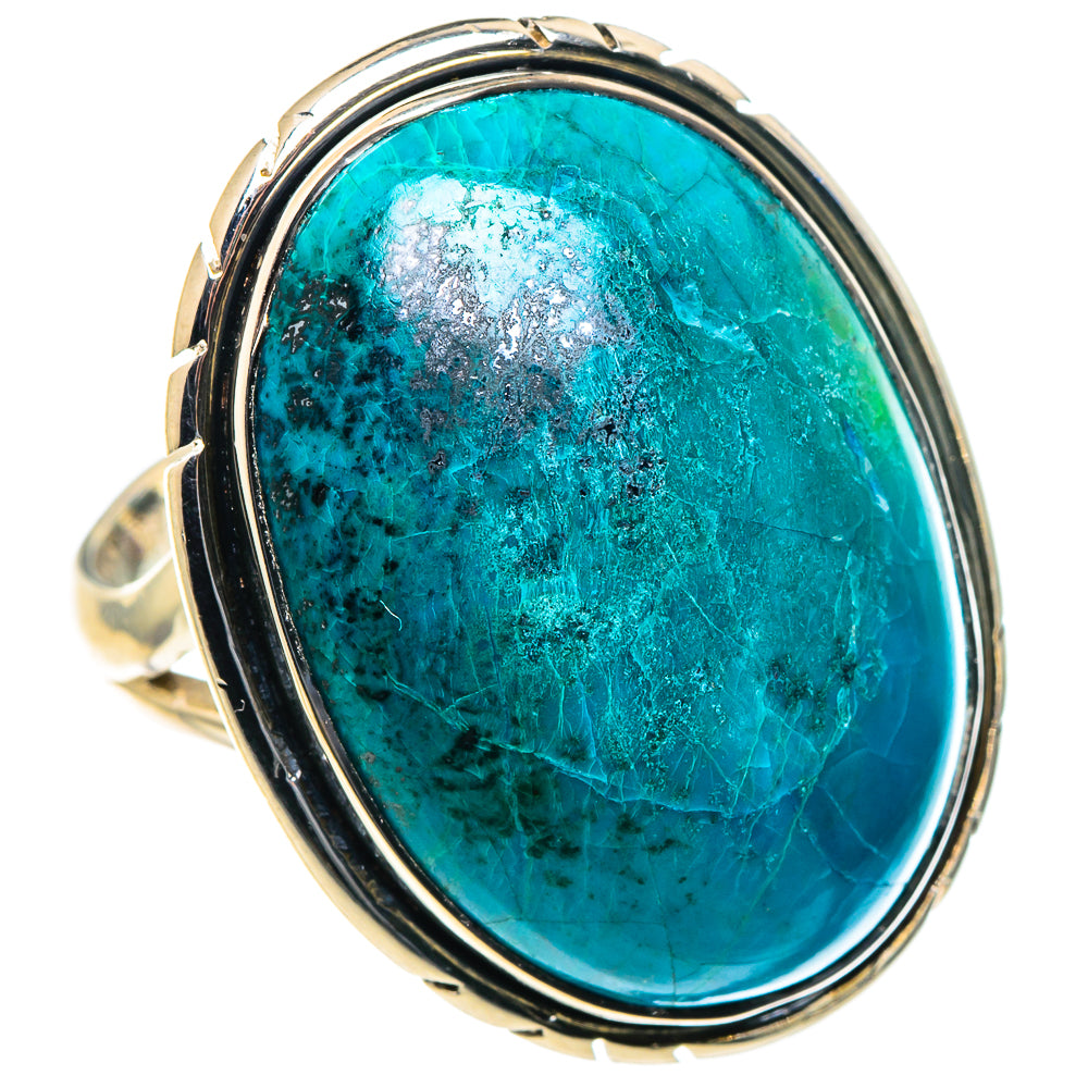 Chrysocolla Rings handcrafted by Anasilvercos - RING93873