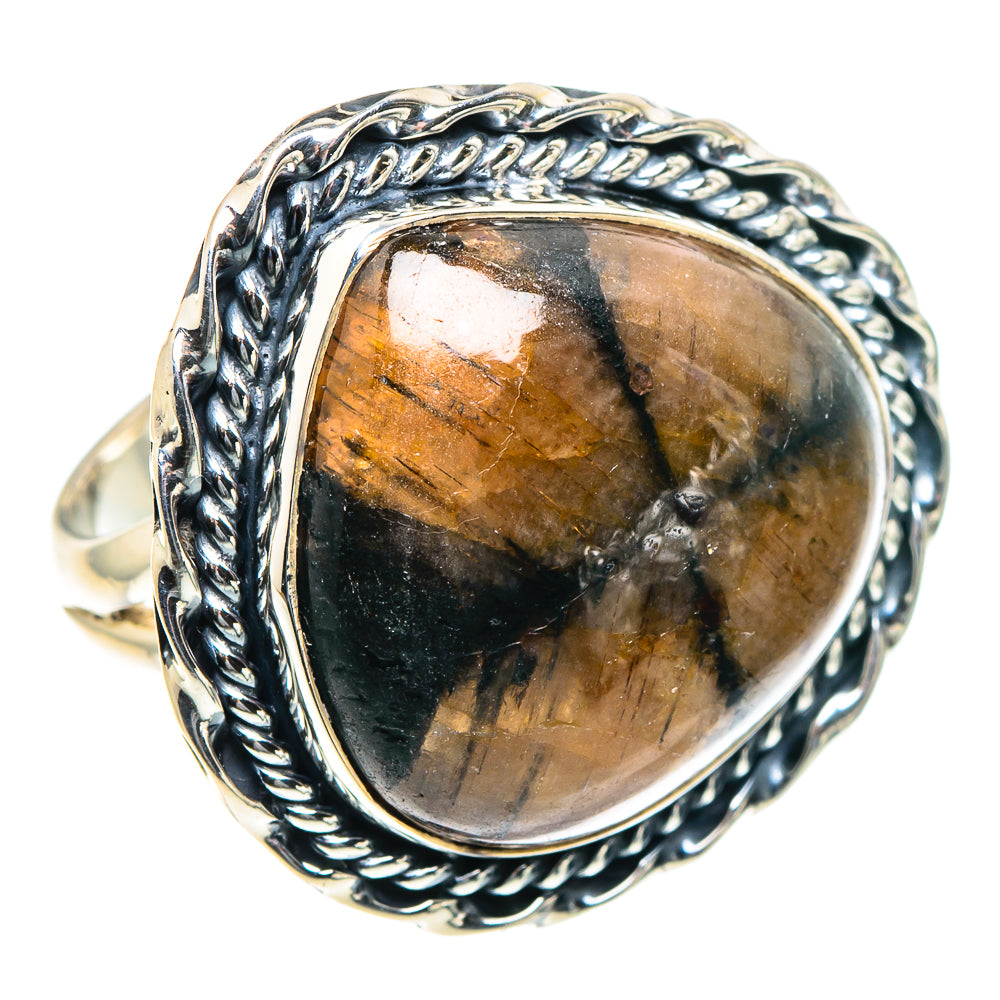 Chiastolite Rings handcrafted by Anasilvercos - RING93887