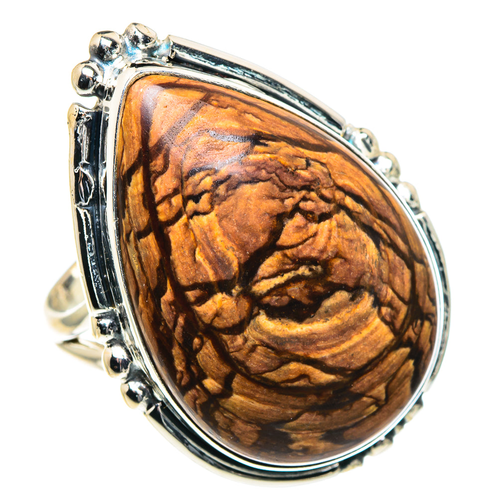 Wild Horse Jasper Rings handcrafted by Anasilvercos - RING93889