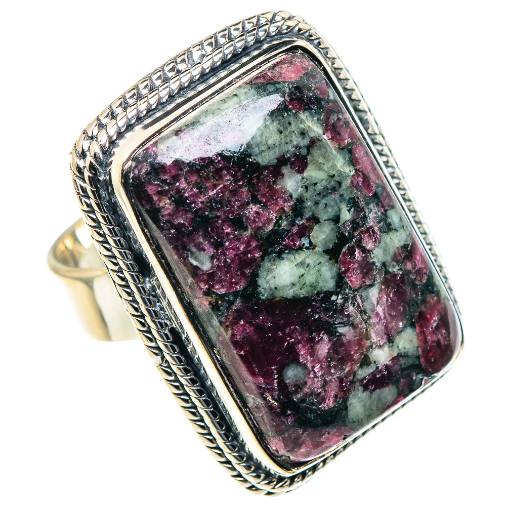 Russian Eudialyte Rings handcrafted by Anasilvercos - RING93895