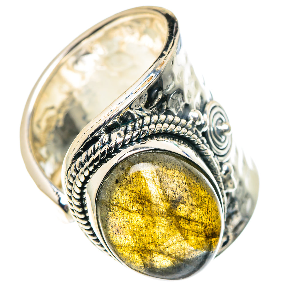 Labradorite Rings handcrafted by Anasilvercos - RING93903