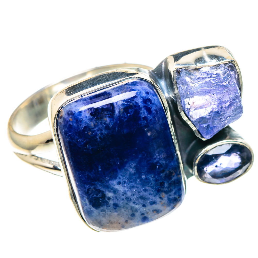 Sodalite Rings handcrafted by Anasilvercos - RING93906