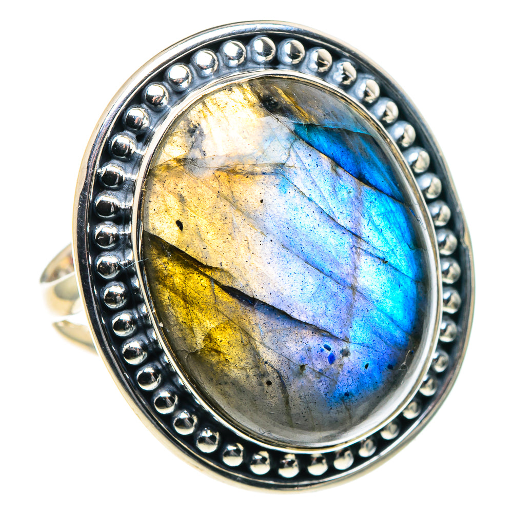 Labradorite Rings handcrafted by Anasilvercos - RING93907
