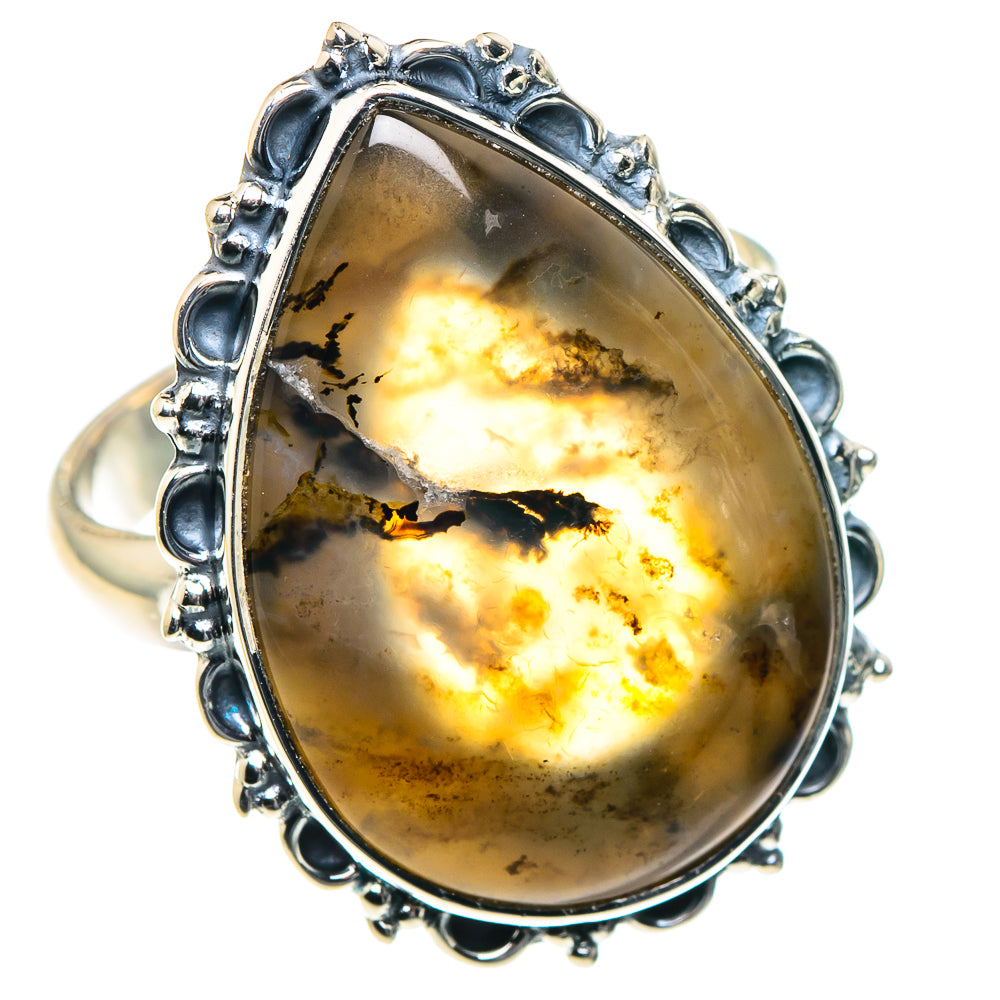 Montana Agate Rings handcrafted by Anasilvercos - RING93920 - Photo 2