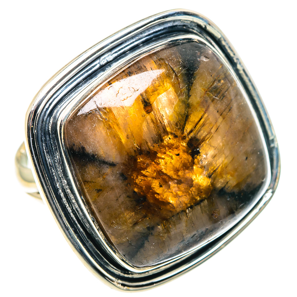 Chiastolite Rings handcrafted by Anasilvercos - RING93922