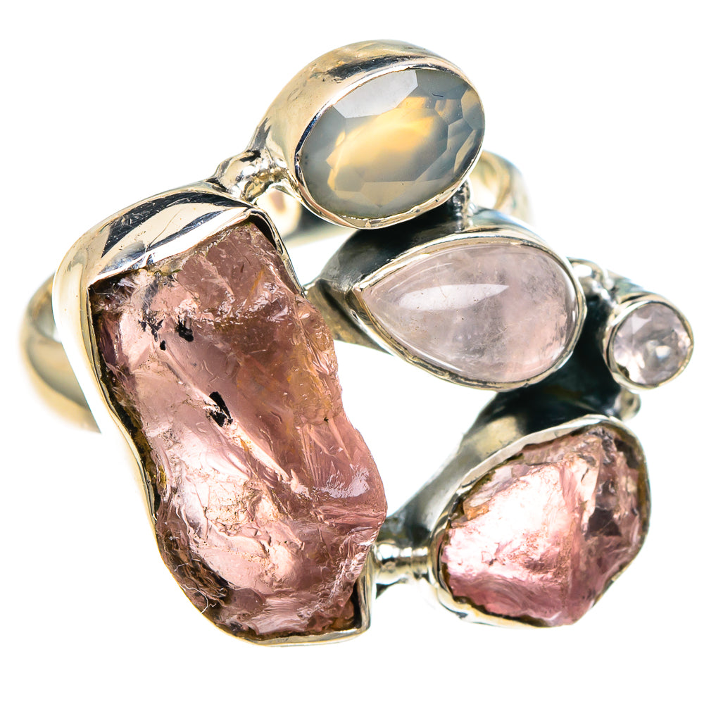 Rose Quartz Rings handcrafted by Anasilvercos - RING93943