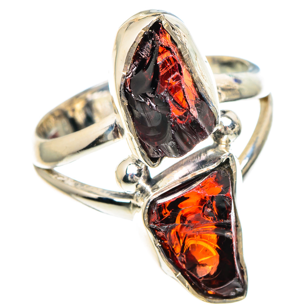 Garnet Rings handcrafted by Anasilvercos - RING93945