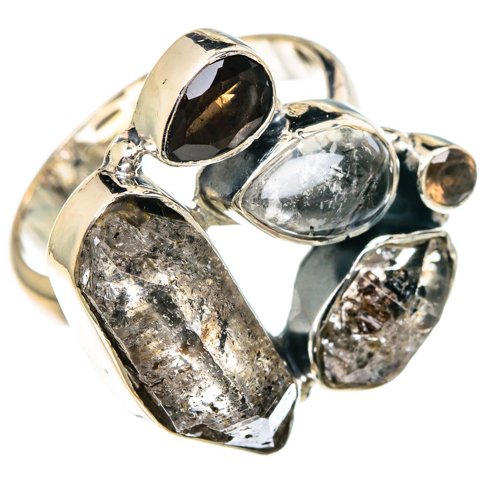 Herkimer Diamond Rings handcrafted by Anasilvercos - RING93950