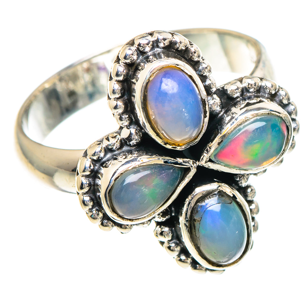 Ethiopian Opal Rings handcrafted by Anasilvercos - RING93955