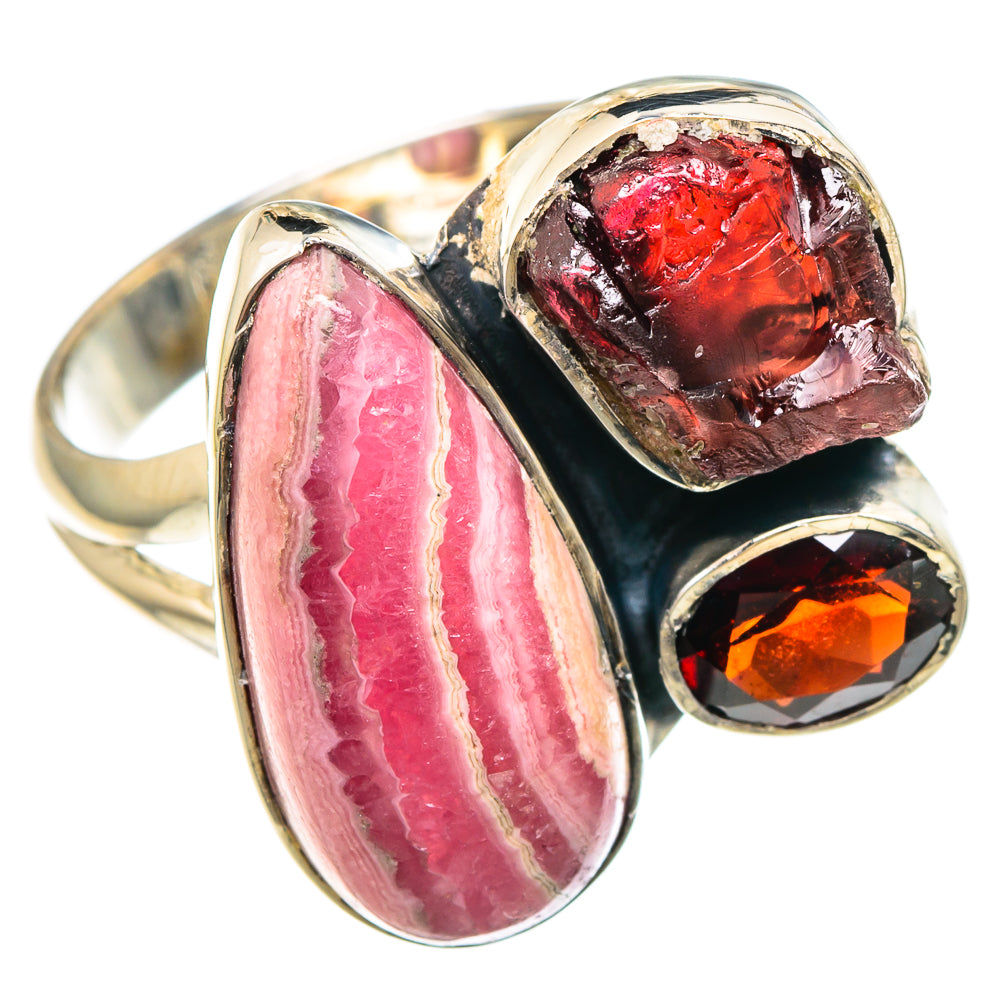 Rhodochrosite Rings handcrafted by Anasilvercos - RING93969