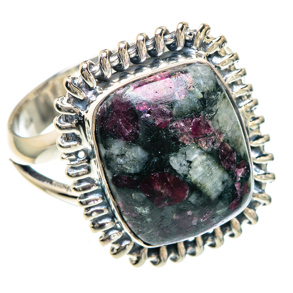 Russian Eudialyte Rings handcrafted by Anasilvercos - RING93971