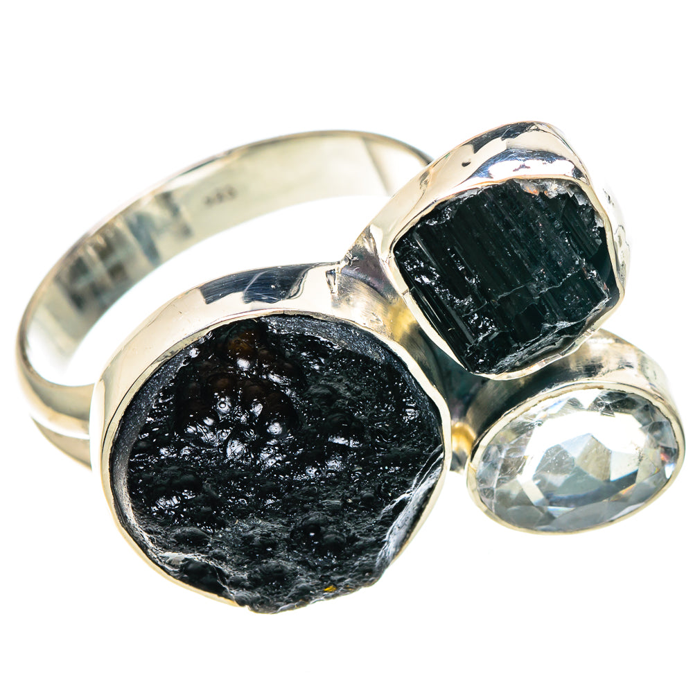 Tektite Rings handcrafted by Anasilvercos - RING93976