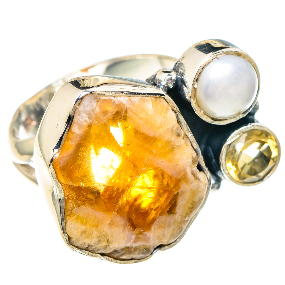 Citrine Rings handcrafted by Anasilvercos - RING93992