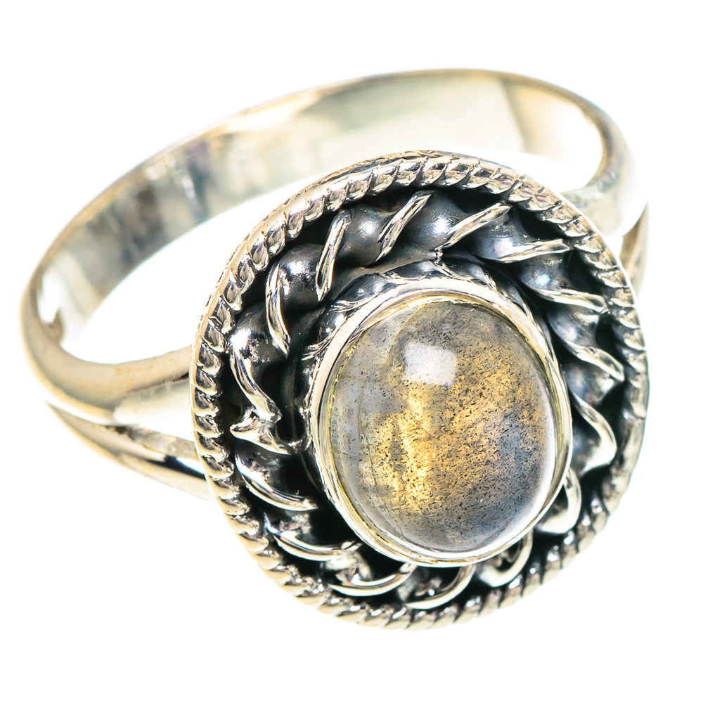 Labradorite Rings handcrafted by Anasilvercos - RING94006