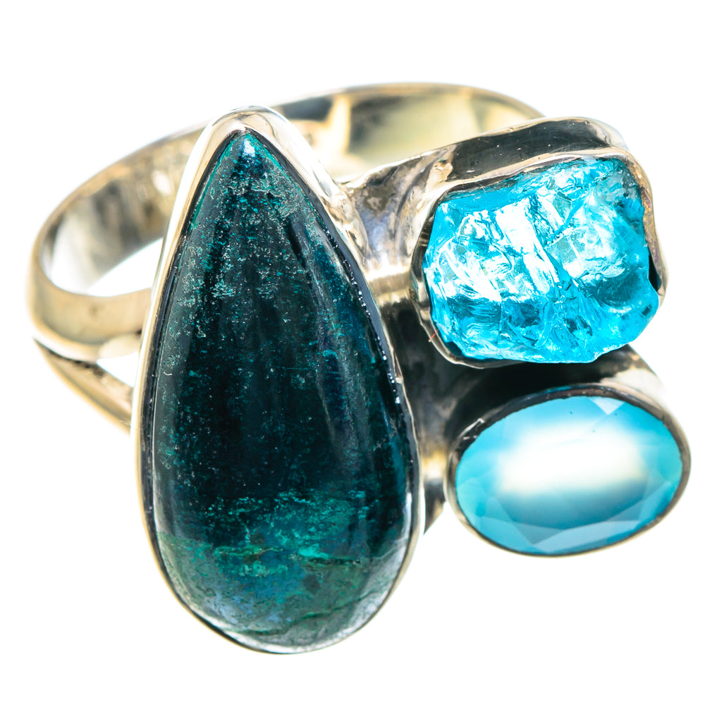 Apatite Rings handcrafted by Anasilvercos - RING94024