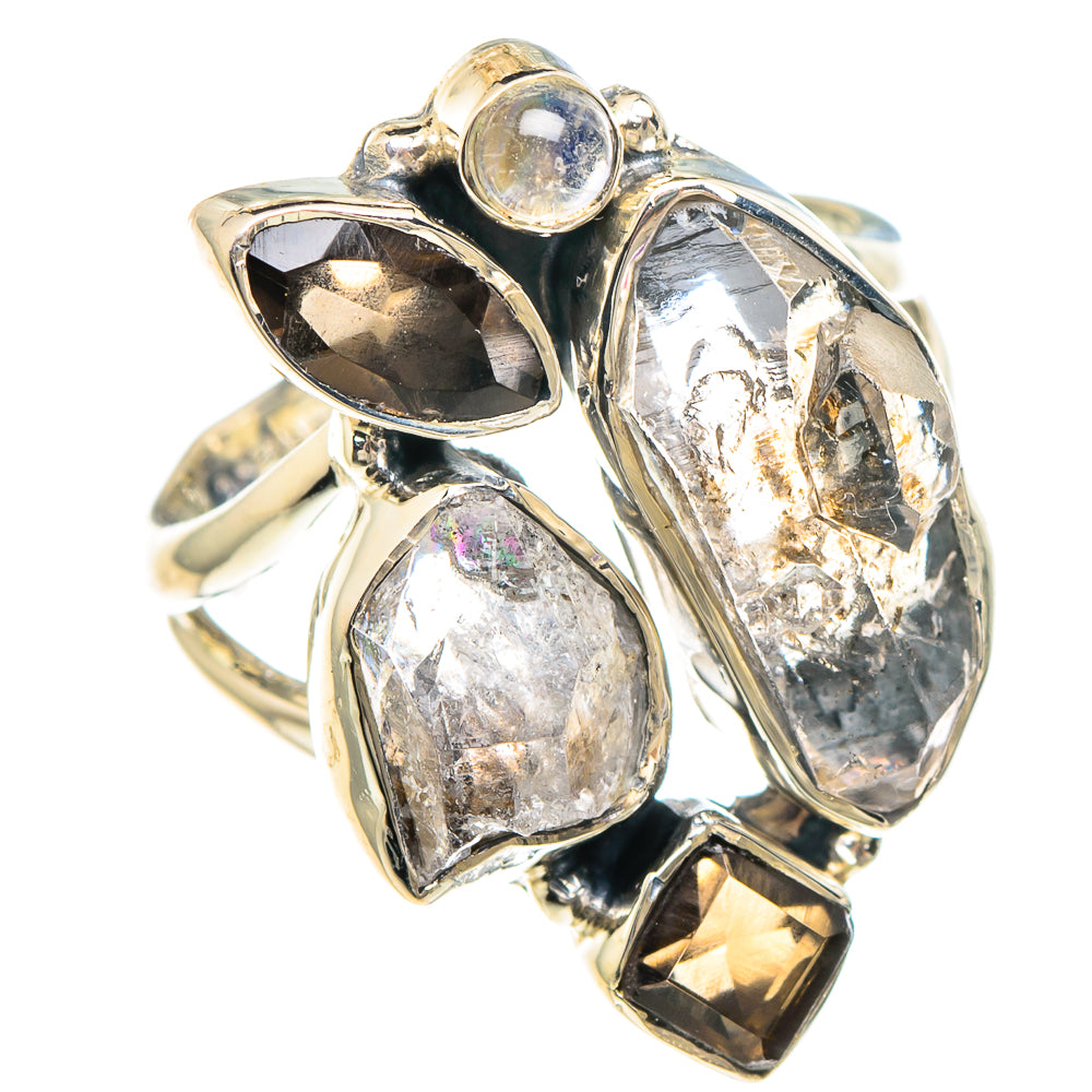 Herkimer Diamond Rings handcrafted by Anasilvercos - RING94027
