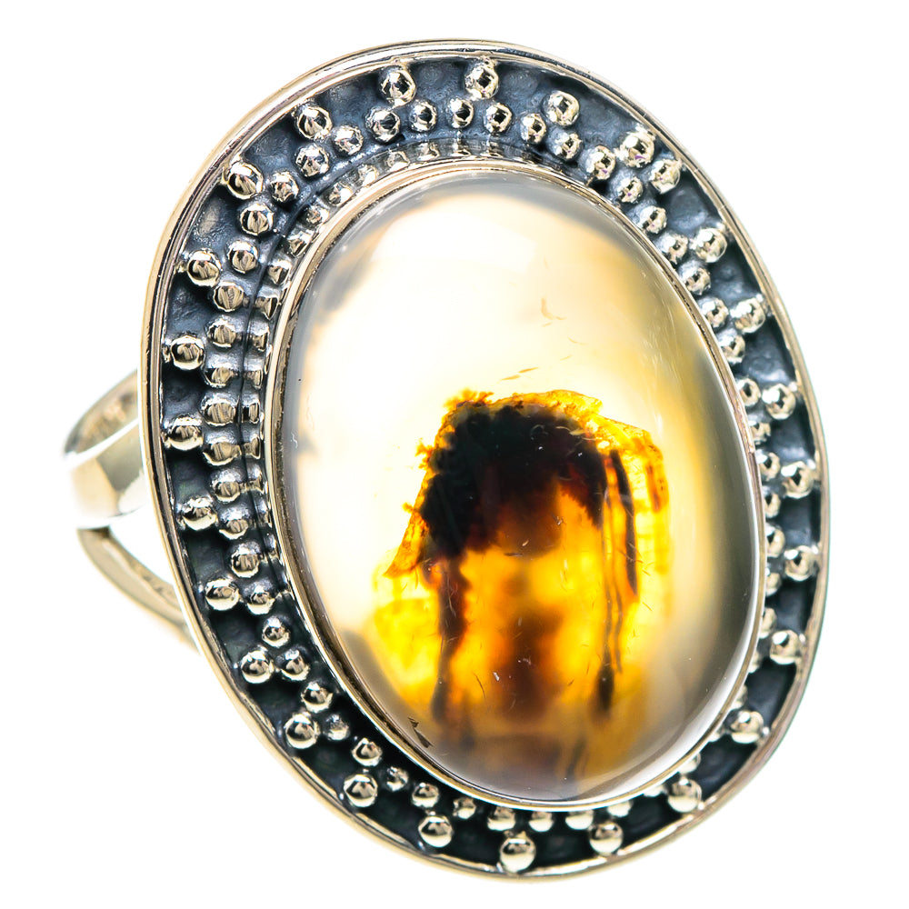 Montana Agate Rings handcrafted by Anasilvercos - RING94030