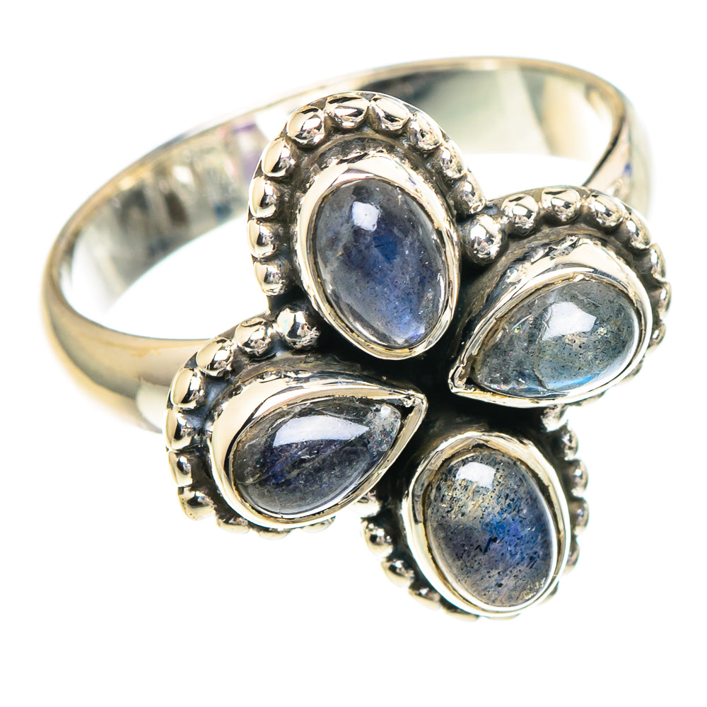 Labradorite Rings handcrafted by Anasilvercos - RING94040