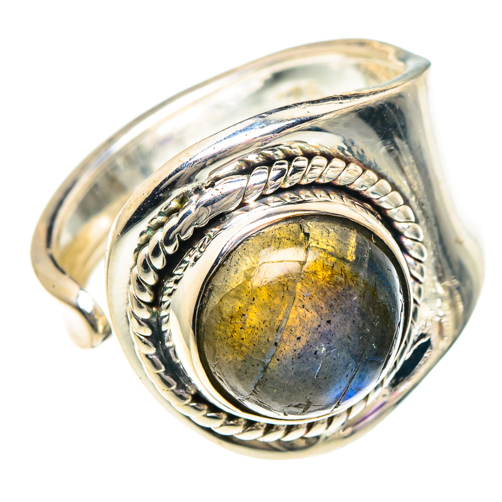 Labradorite Rings handcrafted by Anasilvercos - RING94041
