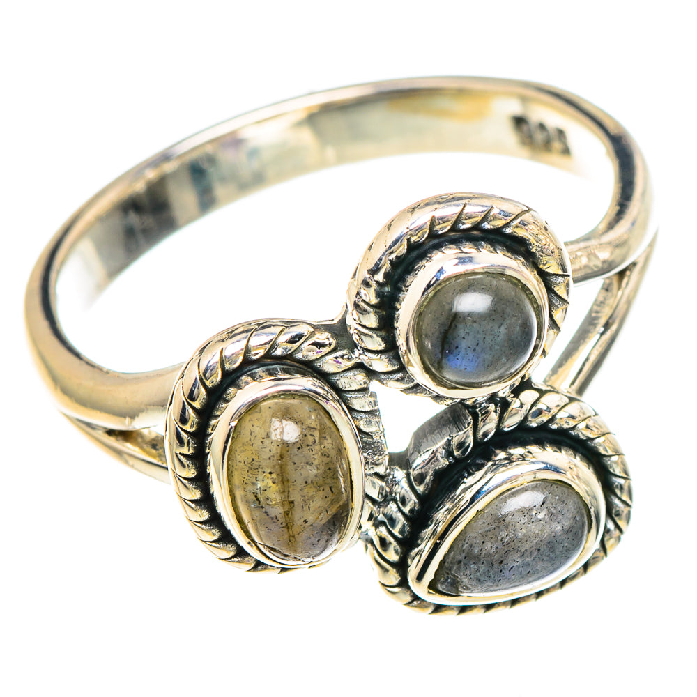 Labradorite Rings handcrafted by Anasilvercos - RING94043
