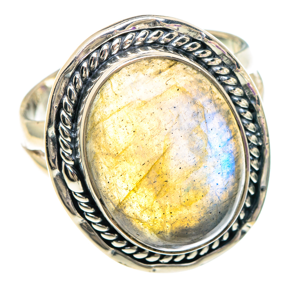Labradorite Rings handcrafted by Anasilvercos - RING94044