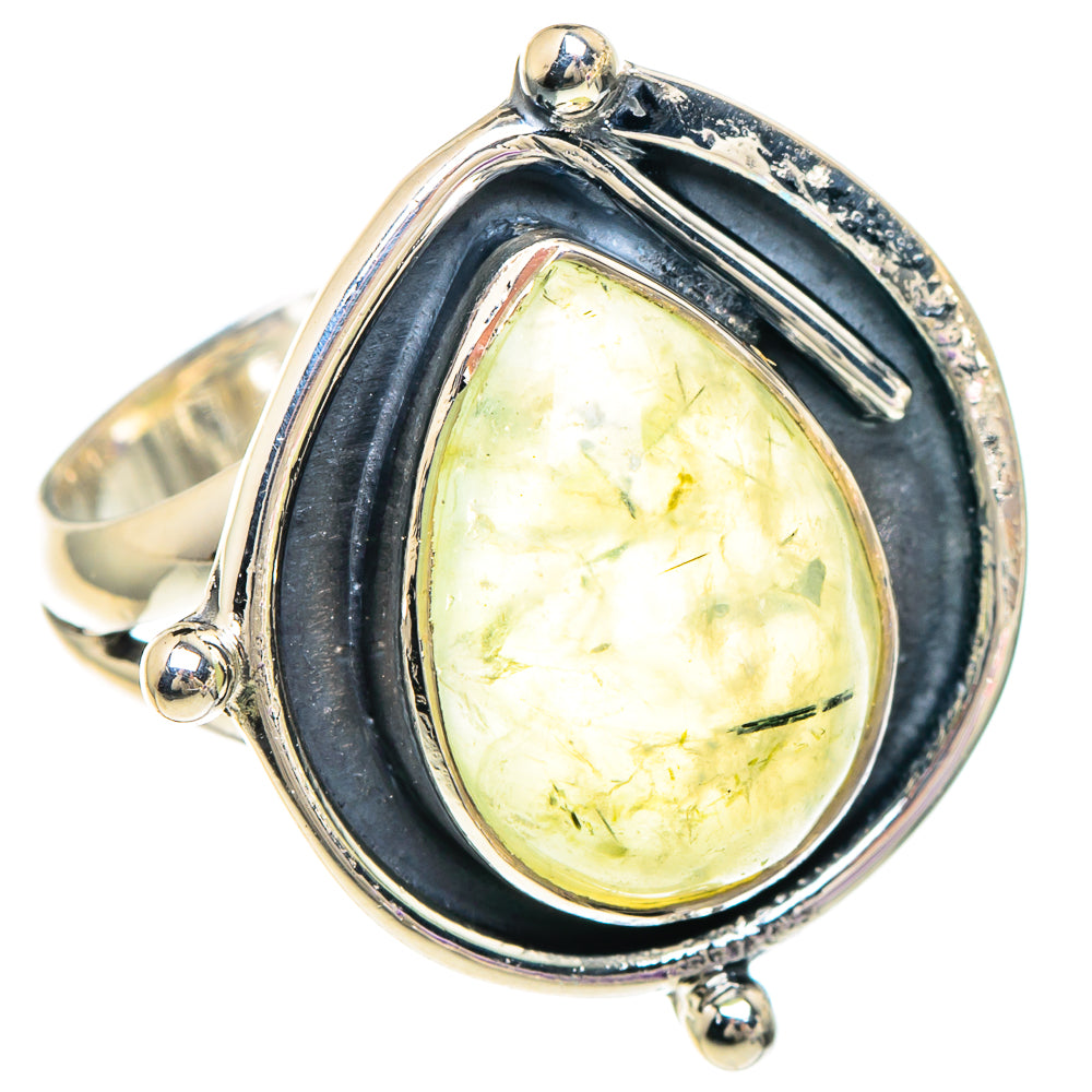 Prehnite Rings handcrafted by Anasilvercos - RING94049 - Photo 2