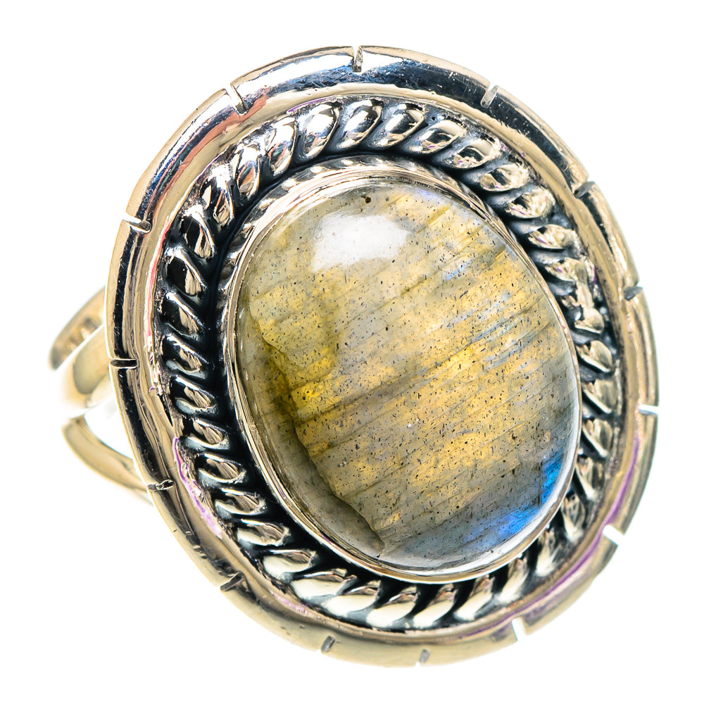 Labradorite Rings handcrafted by Anasilvercos - RING94066