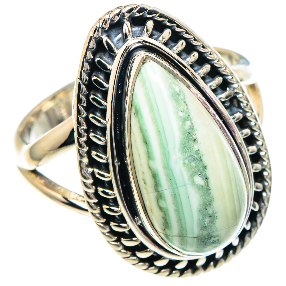 Ocean Jasper Rings handcrafted by Anasilvercos - RING94070 - Photo 2