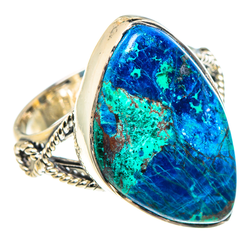 Azurite Rings handcrafted by Anasilvercos - RING94080