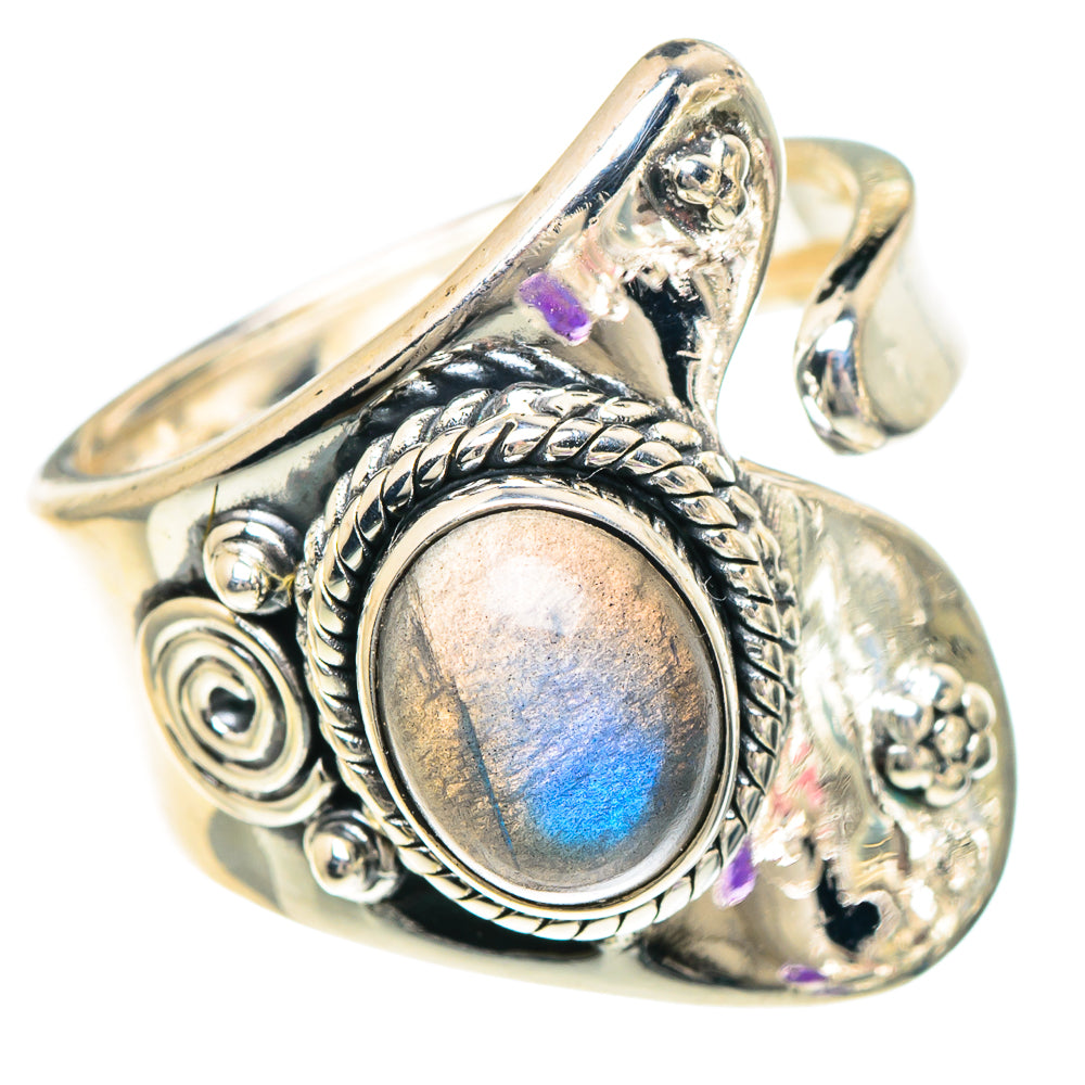 Labradorite Rings handcrafted by Anasilvercos - RING94090
