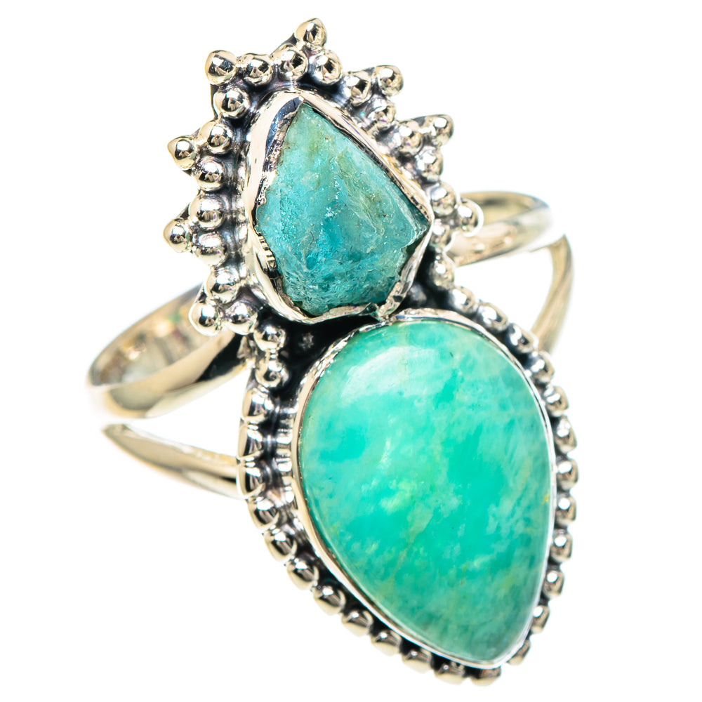 Amazonite Rings handcrafted by Anasilvercos - RING94091