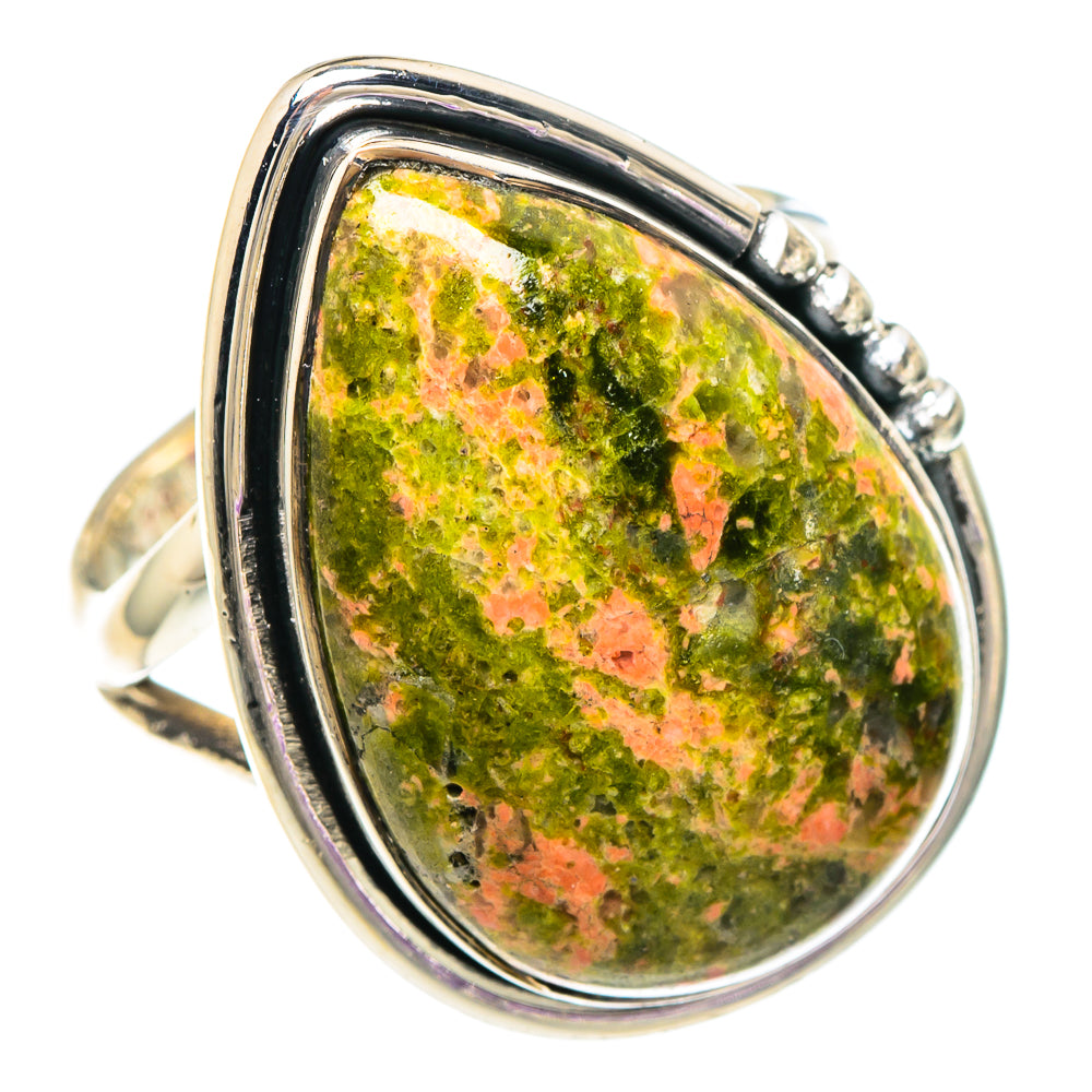 Unakite Rings handcrafted by Anasilvercos - RING94093