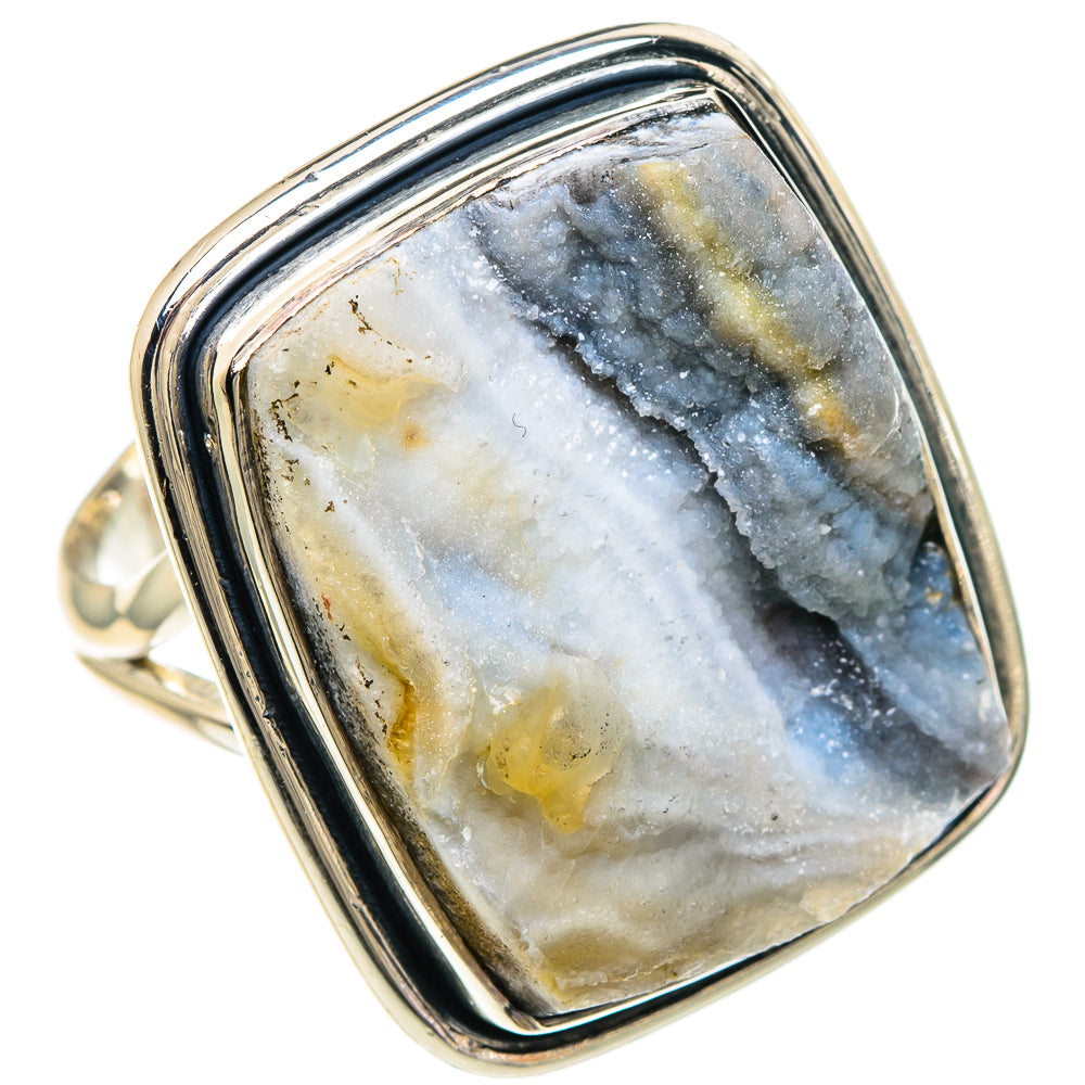 Desert Druzy Rings handcrafted by Anasilvercos - RING94103 - Photo 2