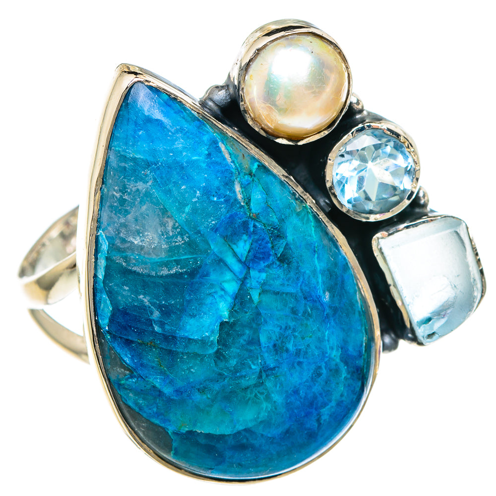 Apatite Rings handcrafted by Anasilvercos - RING94108