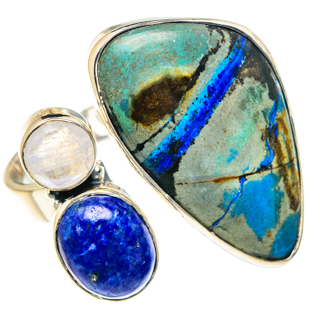 Azurite Rings handcrafted by Anasilvercos - RING94110