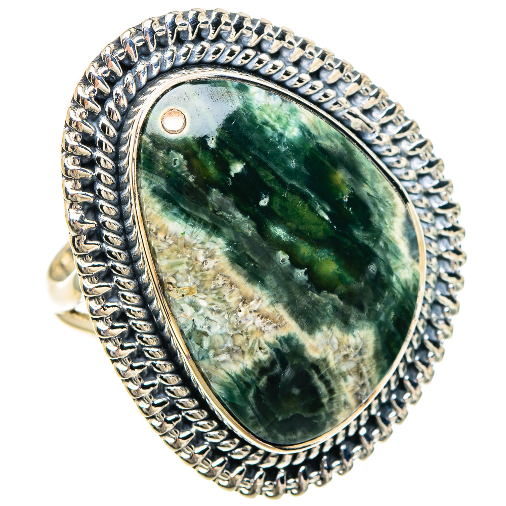Ocean Jasper Rings handcrafted by Anasilvercos - RING94123 - Photo 2