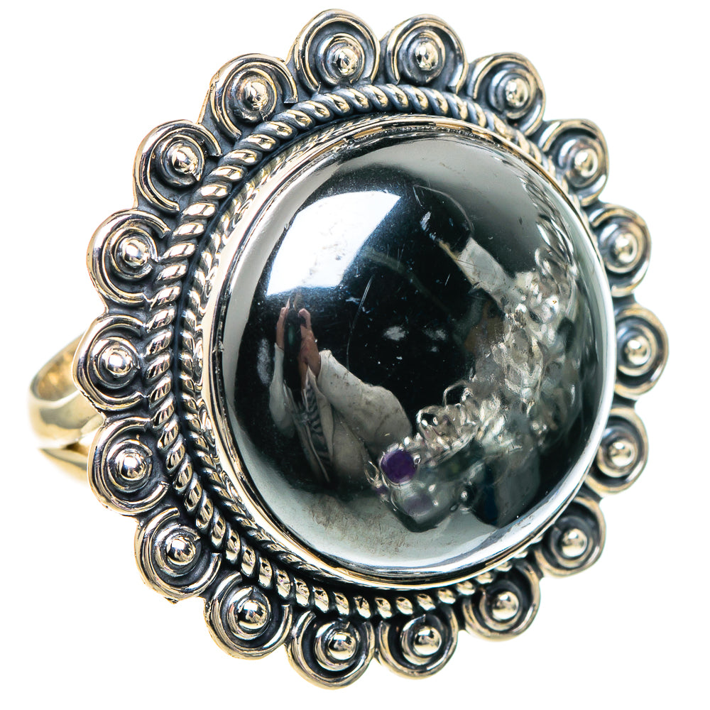 Hematite Rings handcrafted by Anasilvercos - RING94151