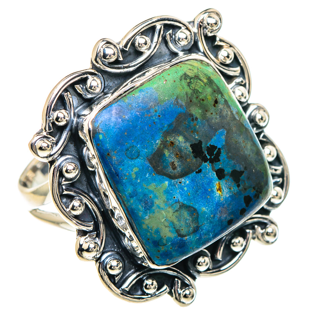 Azurite Rings handcrafted by Anasilvercos - RING94156