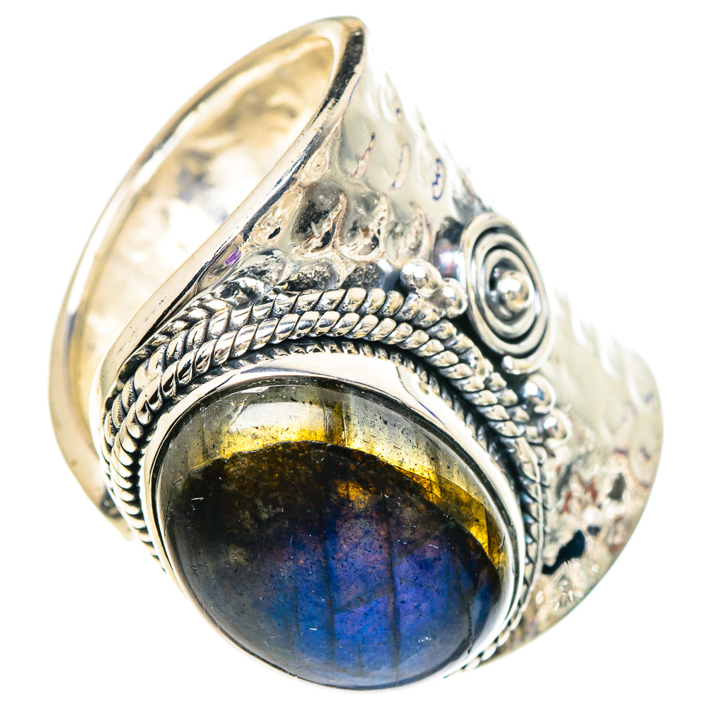 Labradorite Rings handcrafted by Anasilvercos - RING94159