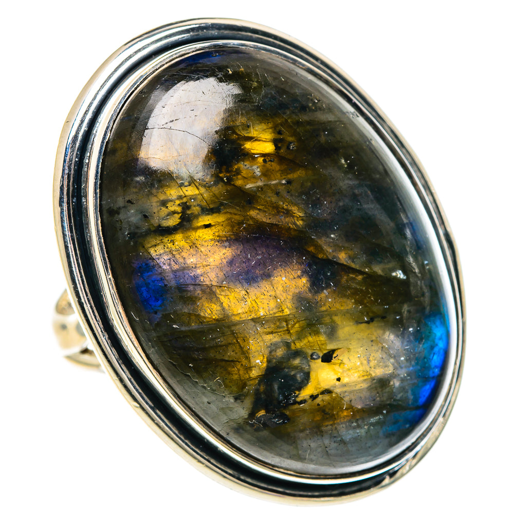 Labradorite Rings handcrafted by Anasilvercos - RING94164