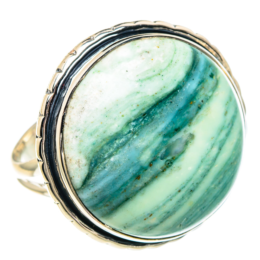 Ocean Jasper Rings handcrafted by Anasilvercos - RING94165