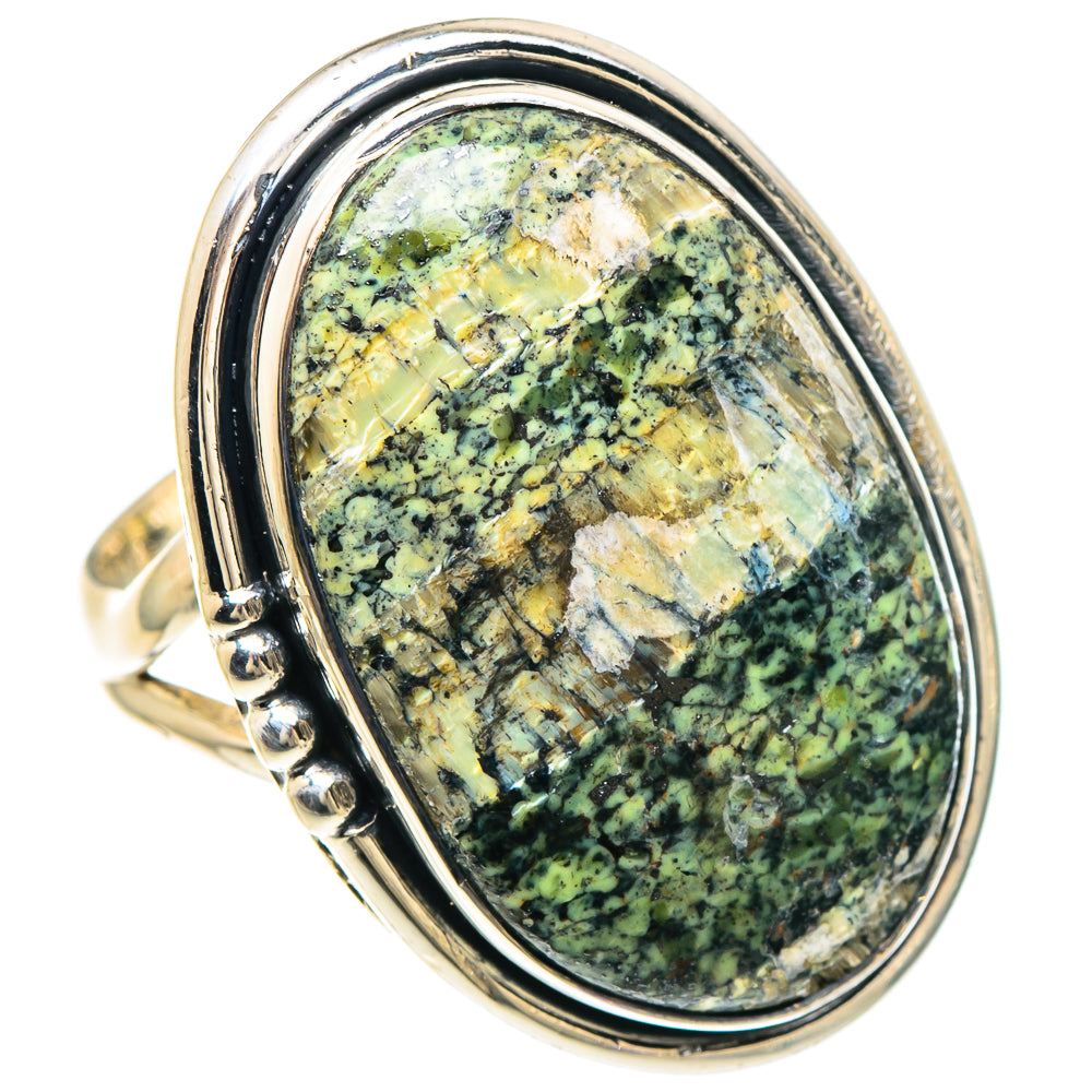 Lizard Jasper Rings handcrafted by Anasilvercos - RING94169 - Photo 2