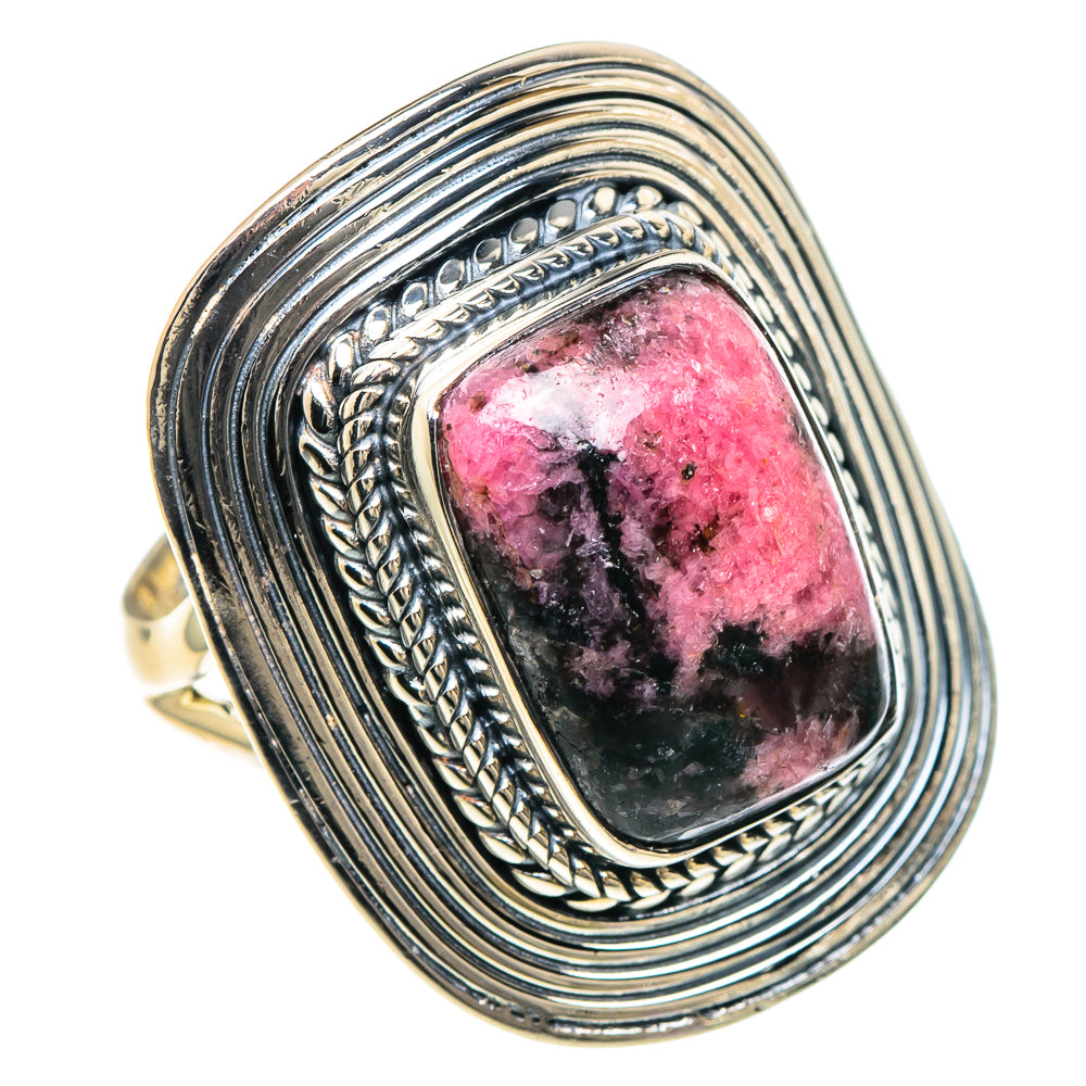 Rhodonite Rings handcrafted by Anasilvercos - RING94177