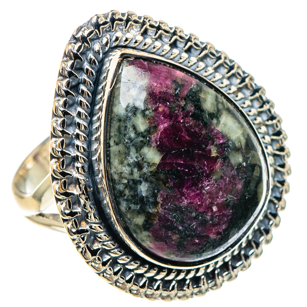 Russian Eudialyte Rings handcrafted by Anasilvercos - RING94180 - Photo 2