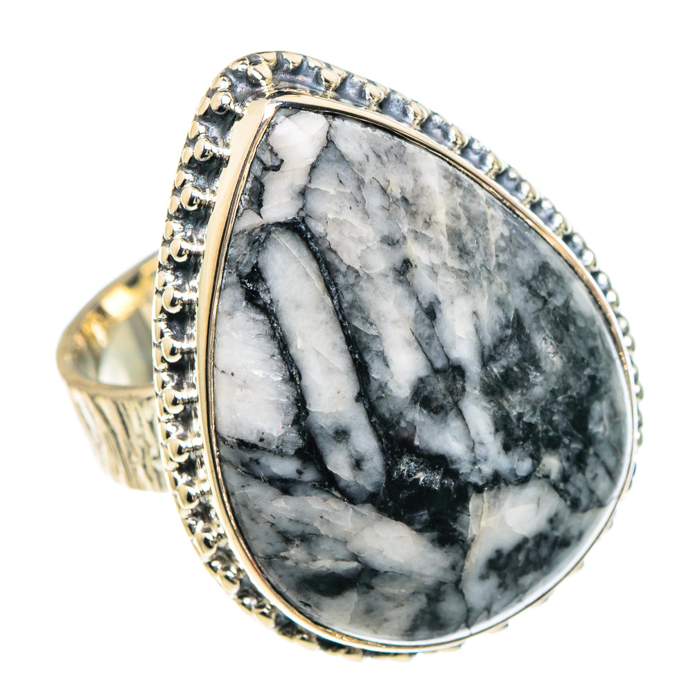 Pinolith Jasper Rings handcrafted by Anasilvercos - RING94190