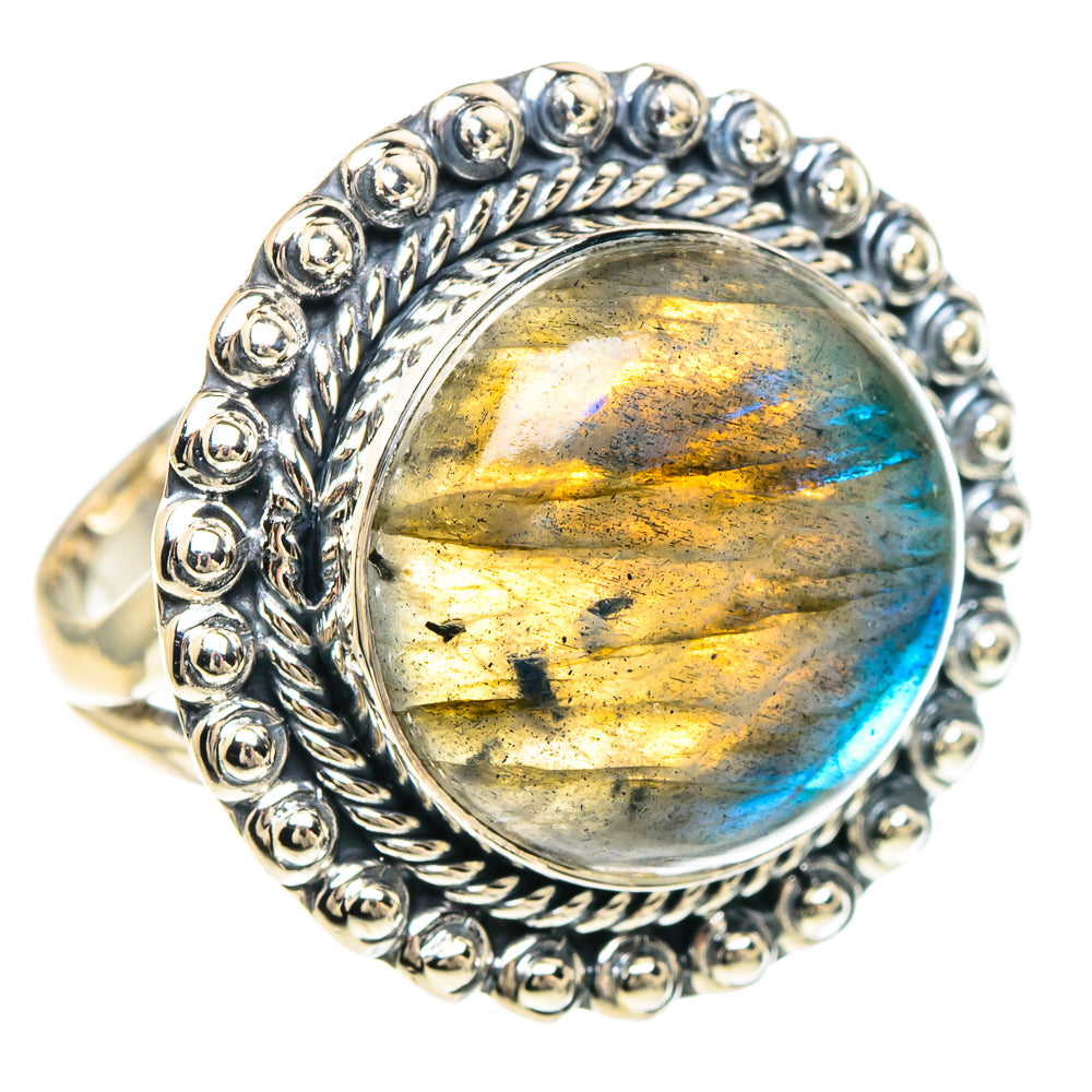 Labradorite Rings handcrafted by Anasilvercos - RING94197