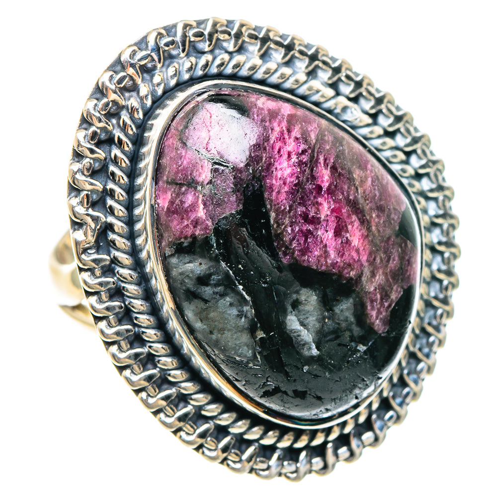 Russian Eudialyte Rings handcrafted by Anasilvercos - RING94219 - Photo 2