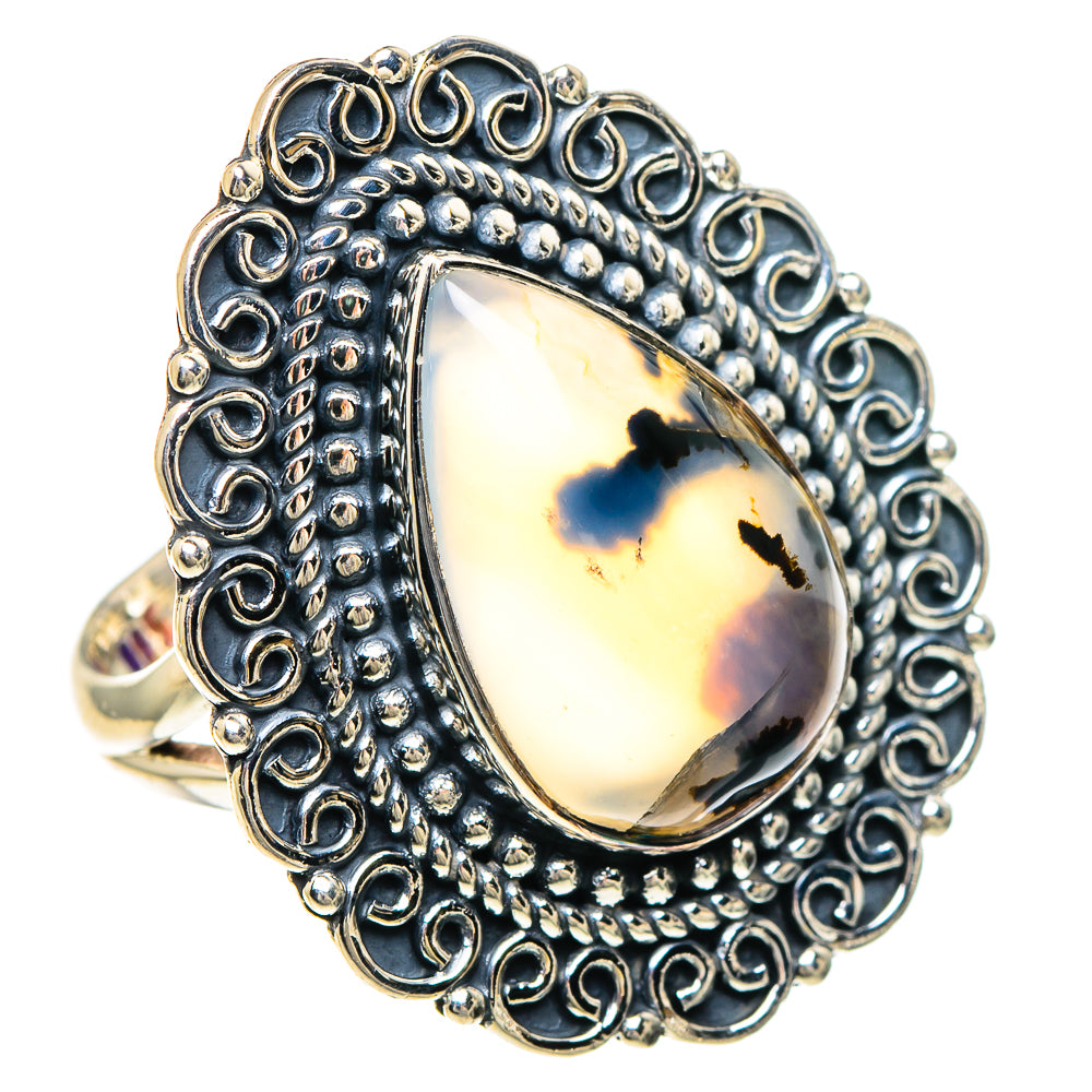 Montana Agate Rings handcrafted by Anasilvercos - RING94226 - Photo 2