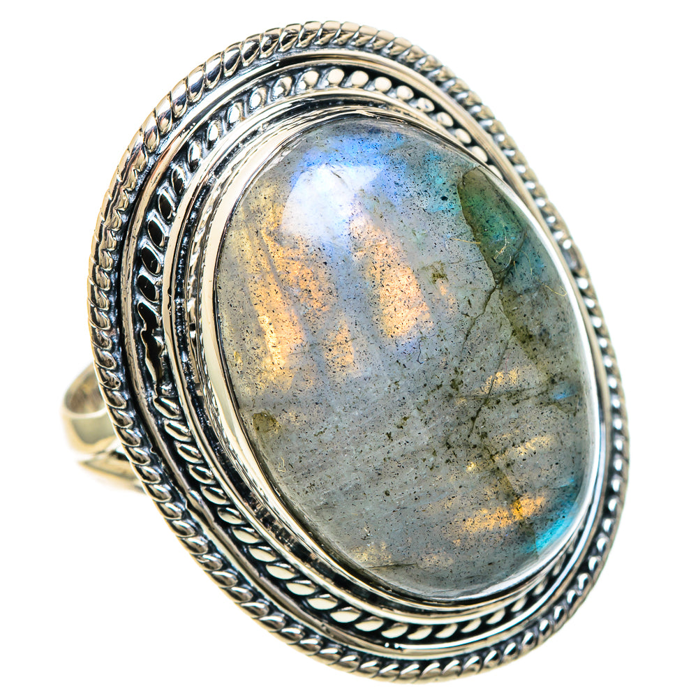 Labradorite Rings handcrafted by Anasilvercos - RING94238
