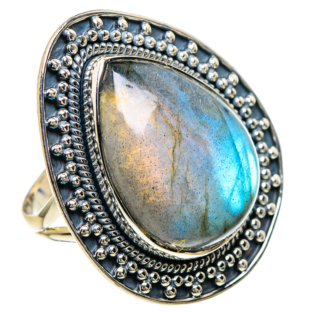 Labradorite Rings handcrafted by Anasilvercos - RING94241
